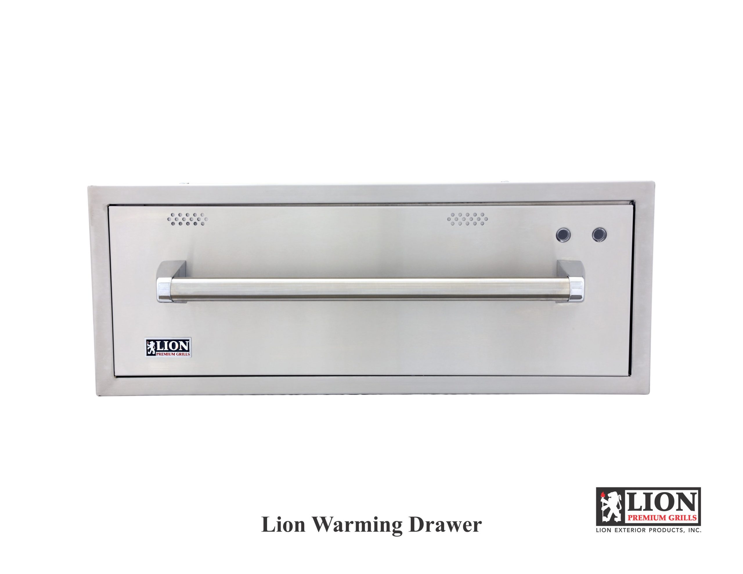 warming drawer lion bbq outdoor grills